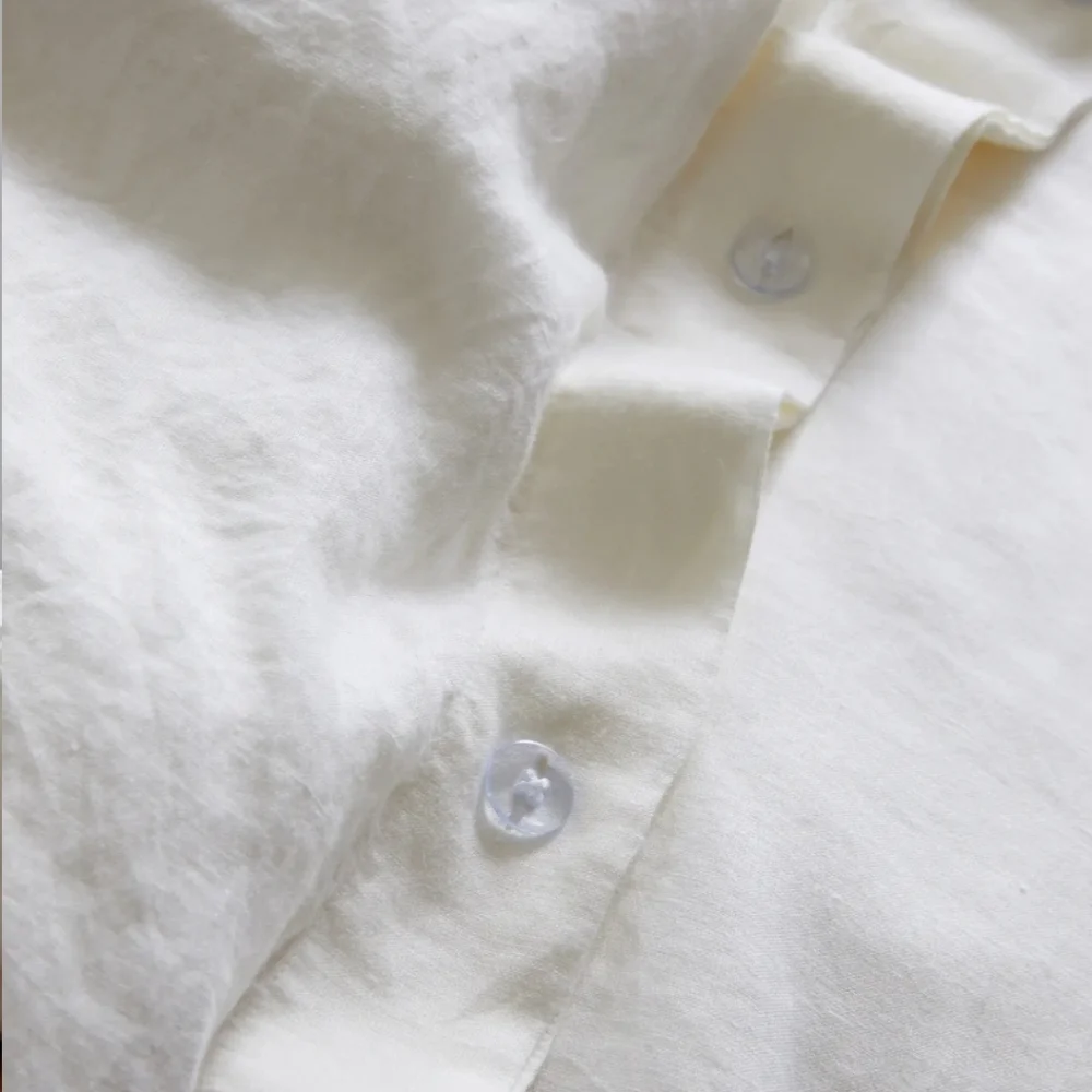Quince European Linen Ivory Duvet Cover! Sz. King/ Cal King! (124)